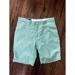 Polo Ralph Lauren Men's Green White Houndstooth Shorts - size 35
